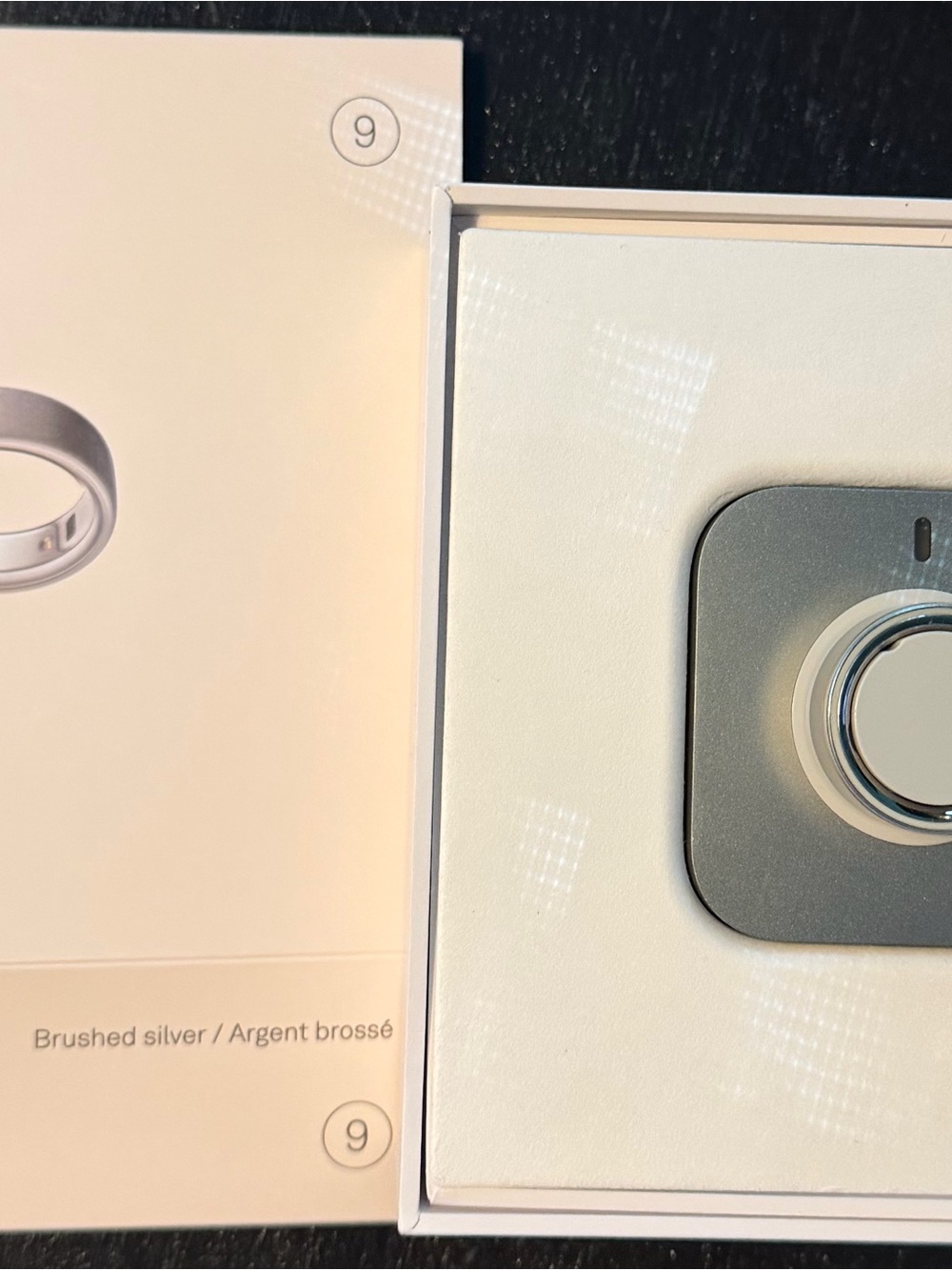 Oura Ring 4 Size 9 Brushed Silver - Picture 2 of 7